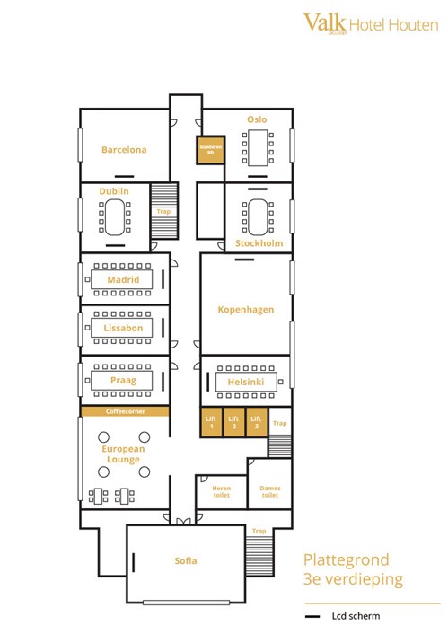 Plattegrond 3e verdieping